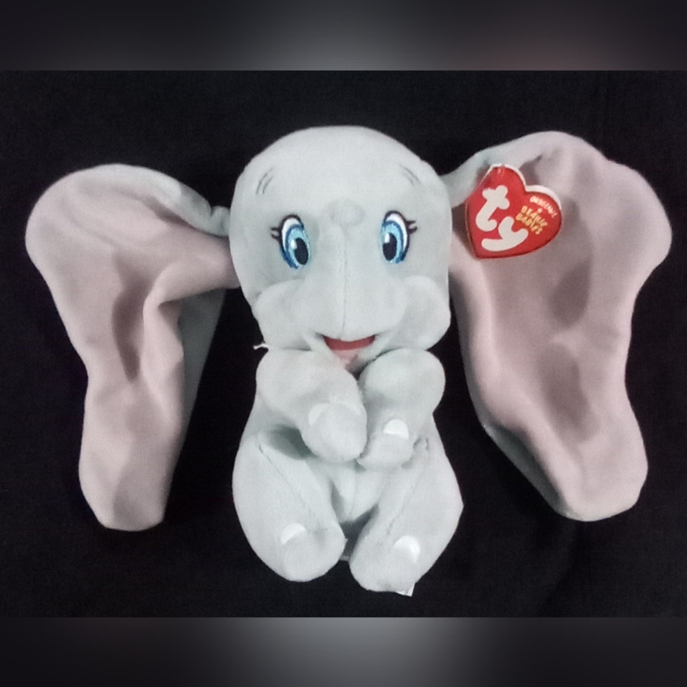 Soft Dumbo Beanie Baby NWT - Picture 2 of 4